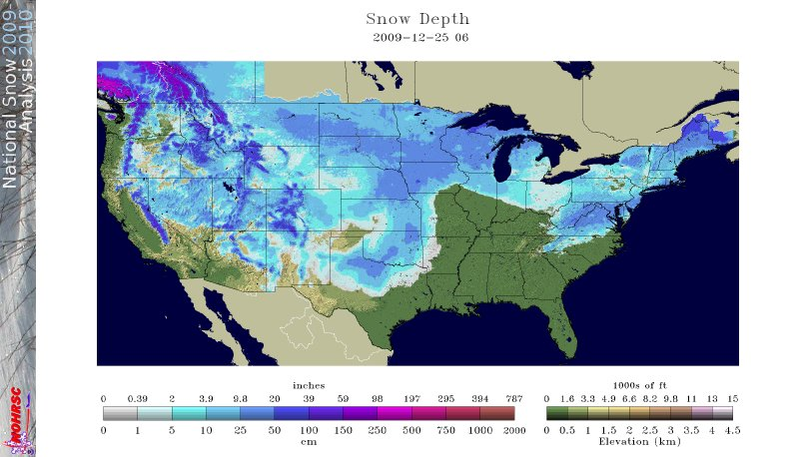 Illustration for article titled Will Your City See Snow on December 25th?